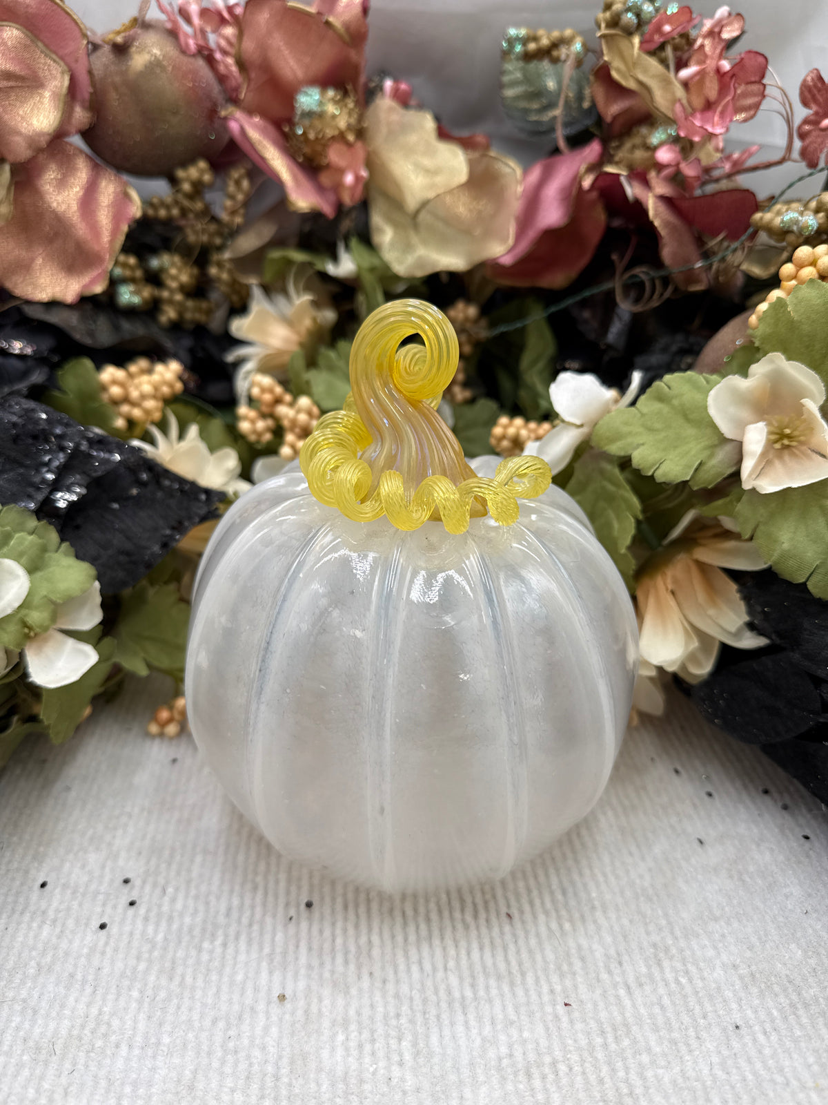 Belleau Opaque Clear Pumpkin - Large
