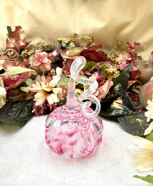 SGM Dark Pink Swirl Pumpkin - Small
