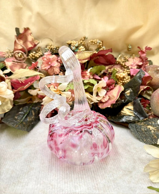 SGM Dark Pink Swirl Pumpkin - Small