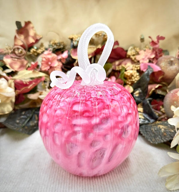 Yukimi Matsumoto Dark Pink Spotted Pumpkin - Large