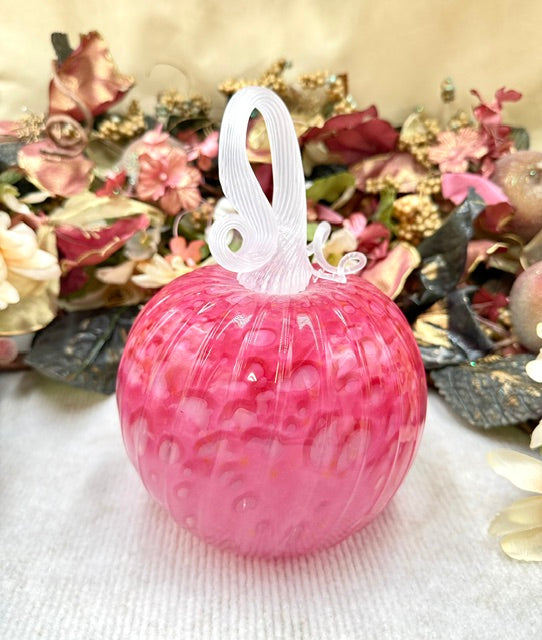 Yukimi Matsumoto Dark Pink Spotted Pumpkin - Large