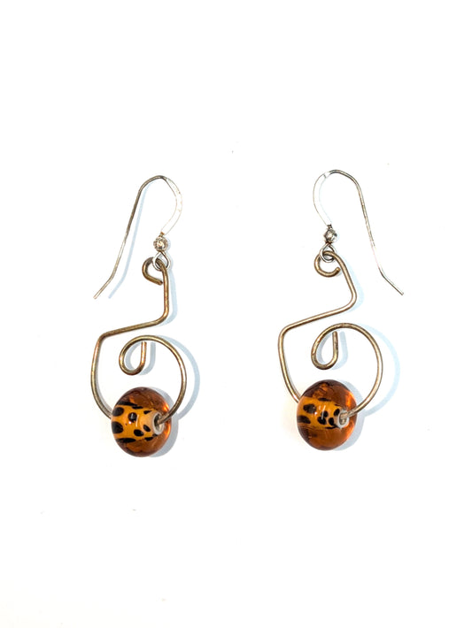 Leopard Statement Earrings