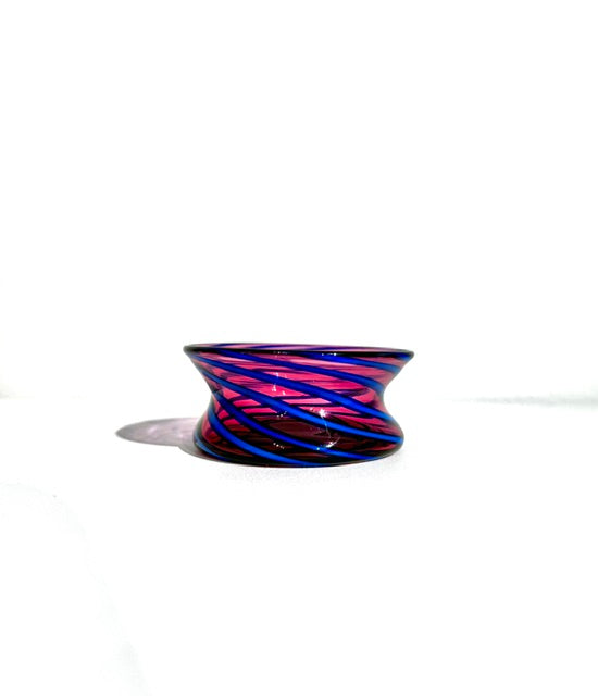 Fritz Glass Regular Salt - Magenta, Dark Blue and Light Blue