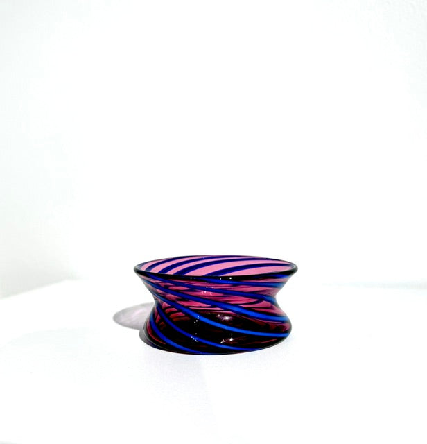 Fritz Glass Regular Salt - Magenta, Dark Blue and Light Blue
