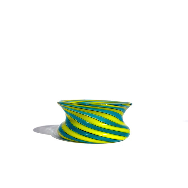 Fritz Glass Regular Salt - Yellow and Teal