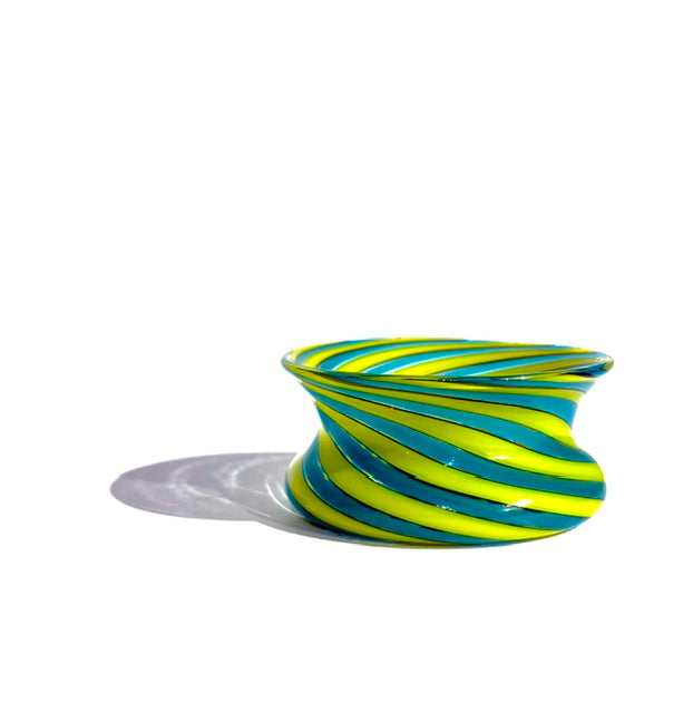 Fritz Glass Regular Salt - Yellow and Teal