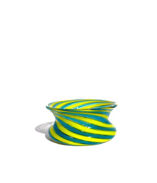 Fritz Glass Regular Salt - Yellow and Teal