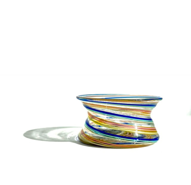 Fritz Glass Regular Salt - Clear, Peach, Teal, Pink and Dark Blue