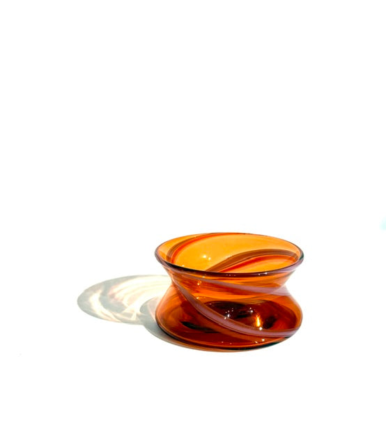 Fritz Glass Regular Salt - Orange and Peach