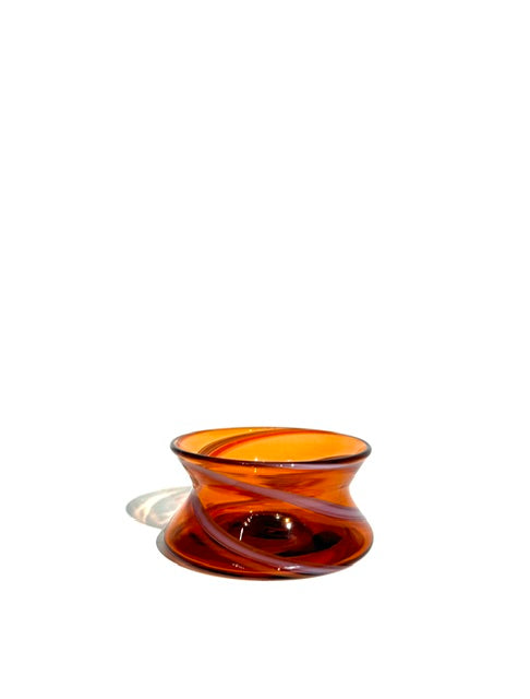 Fritz Glass Regular Salt - Orange and Peach