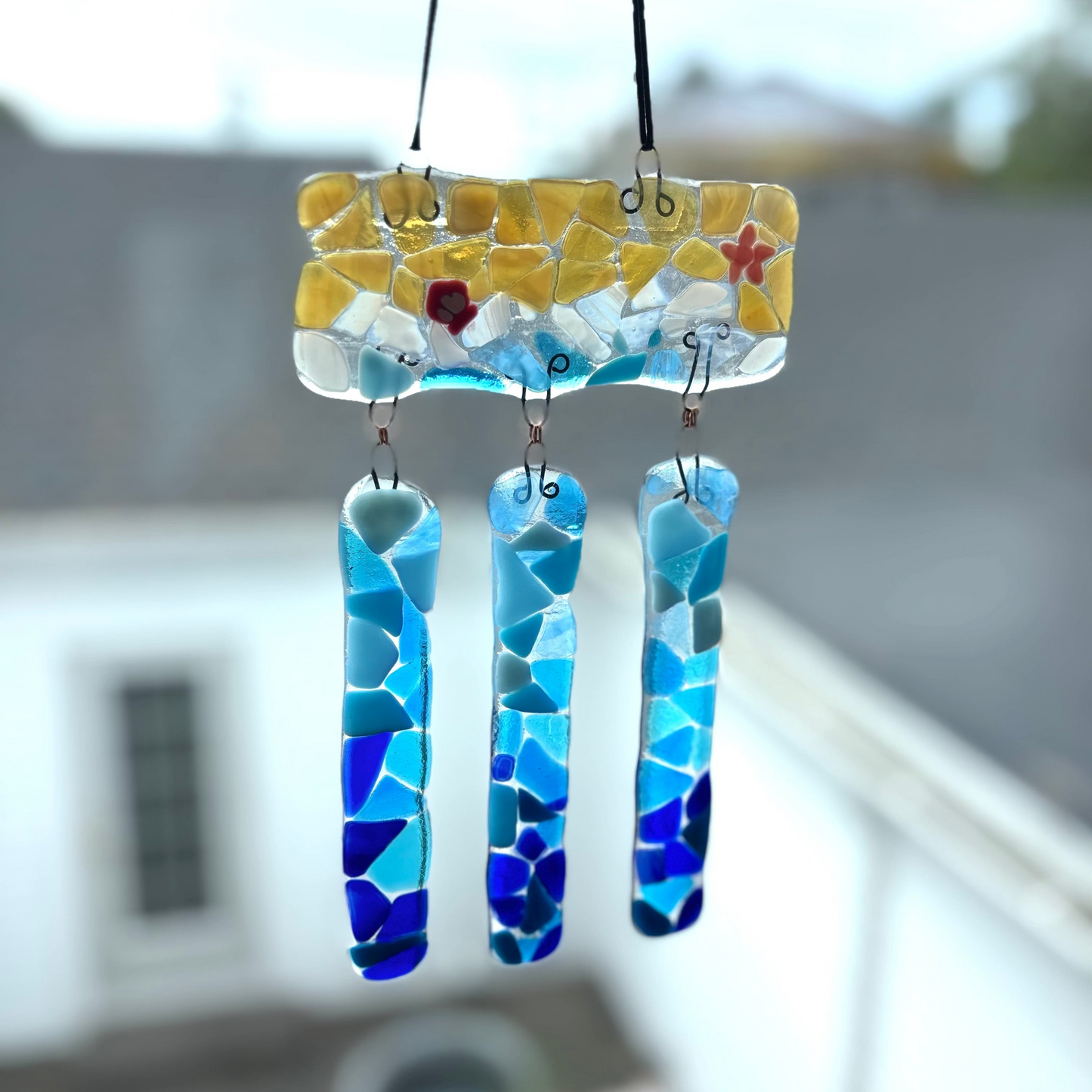 Ocean Inspired Wind Chime Fused Glass Workshop