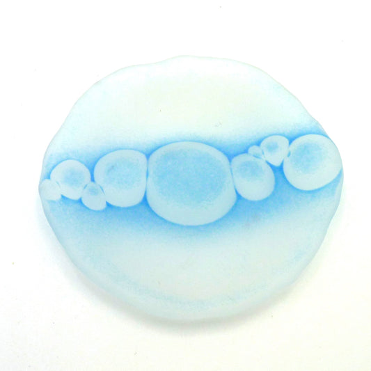 Small Round Bubble Dish Blue