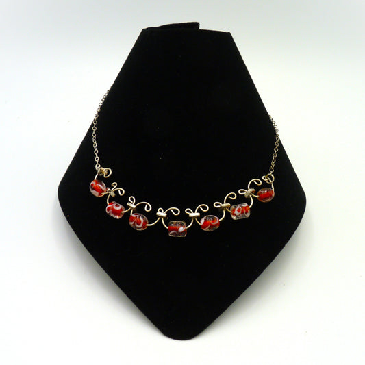 Dale Pilling Necklace Red