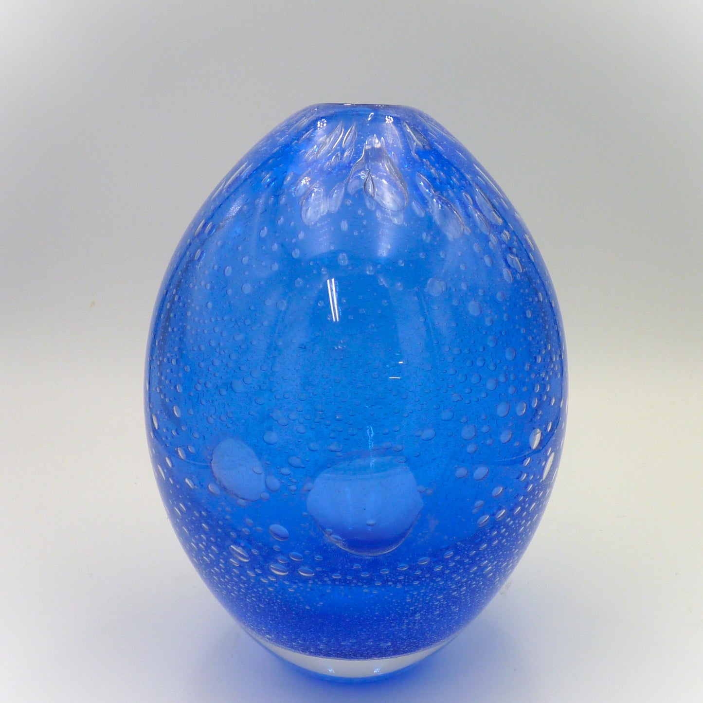 Bubble Vase Round Blue-McFadden-