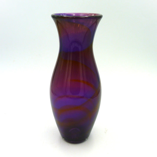 Jewel Vase Purple/Blue Swirl