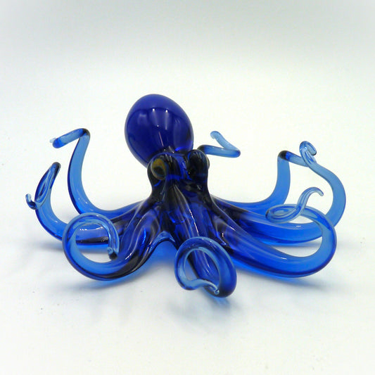 Blue Octopus W/EYES Med-Isabel Green-