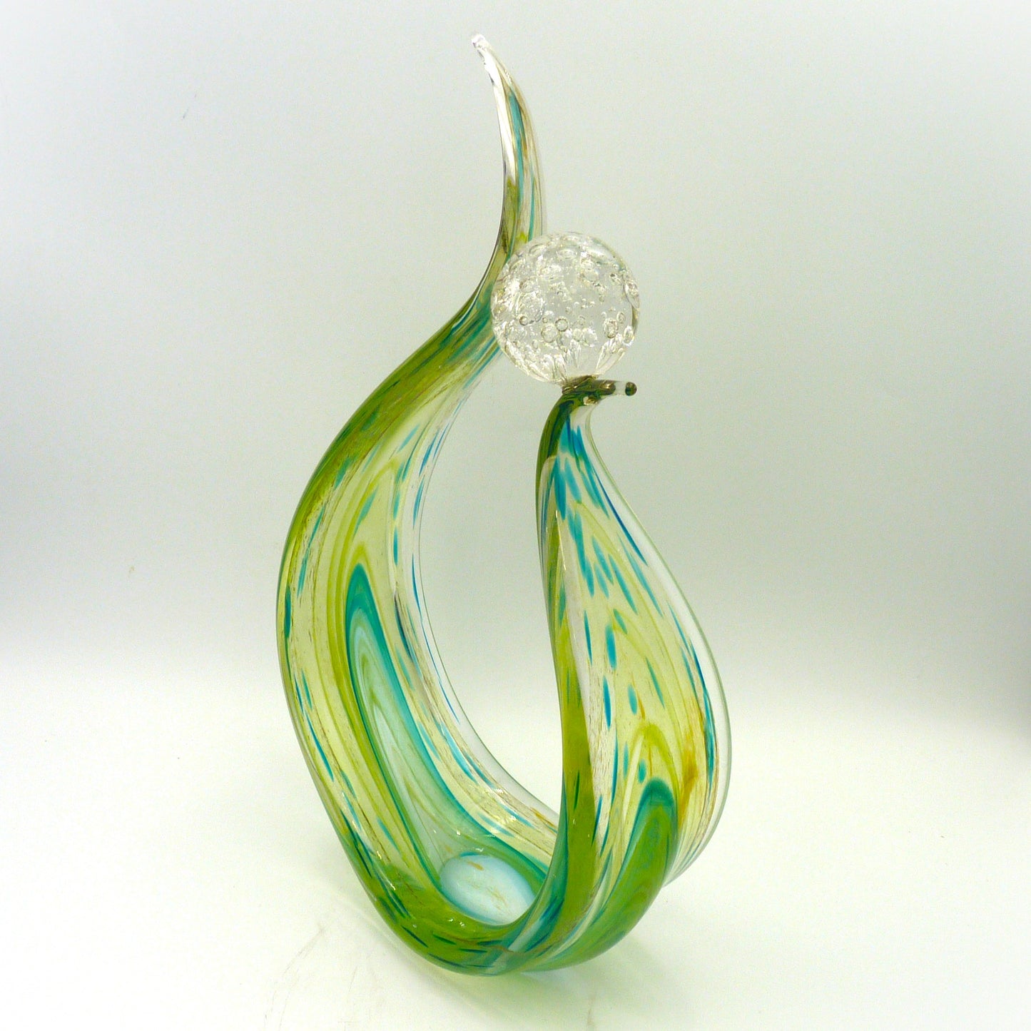 Aqua Flow Sculpture Green