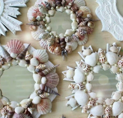 Seashell Mosaic Mirror Workshop