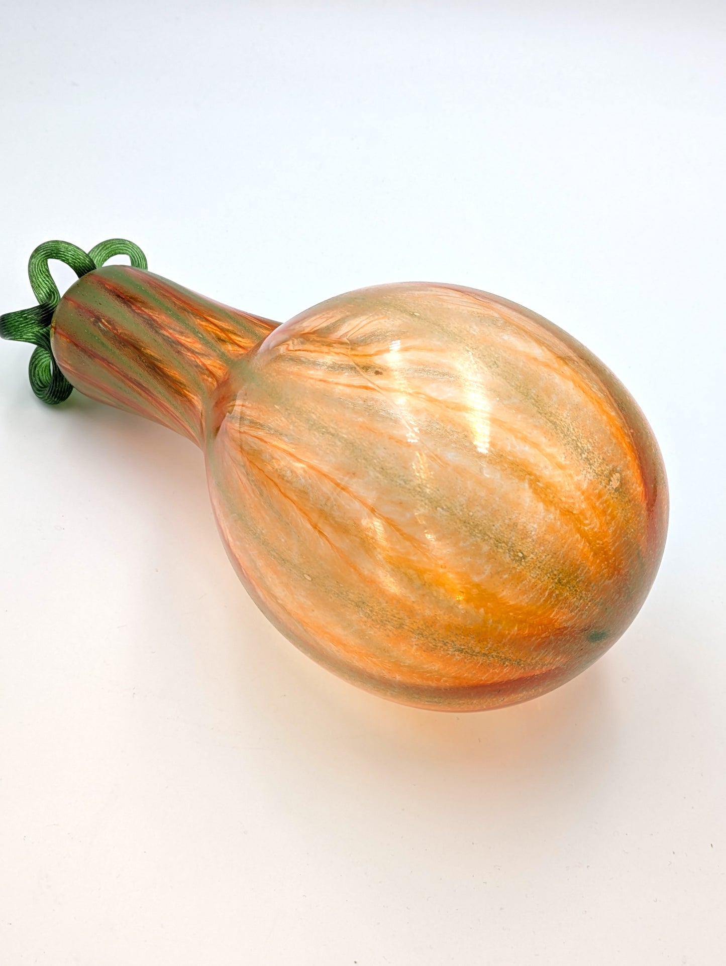 Handblown Large Glass Gourd by Belleau