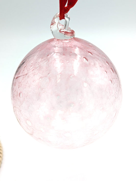 Handblown Glass Christmas Ornament by Belleau