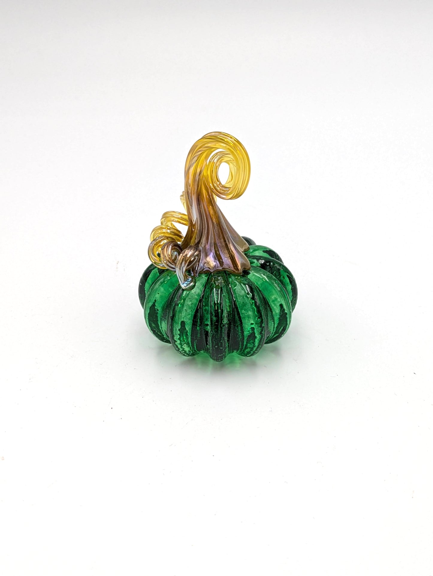 Hand Blown Glass Mini Pumpkin by Chris Belleau