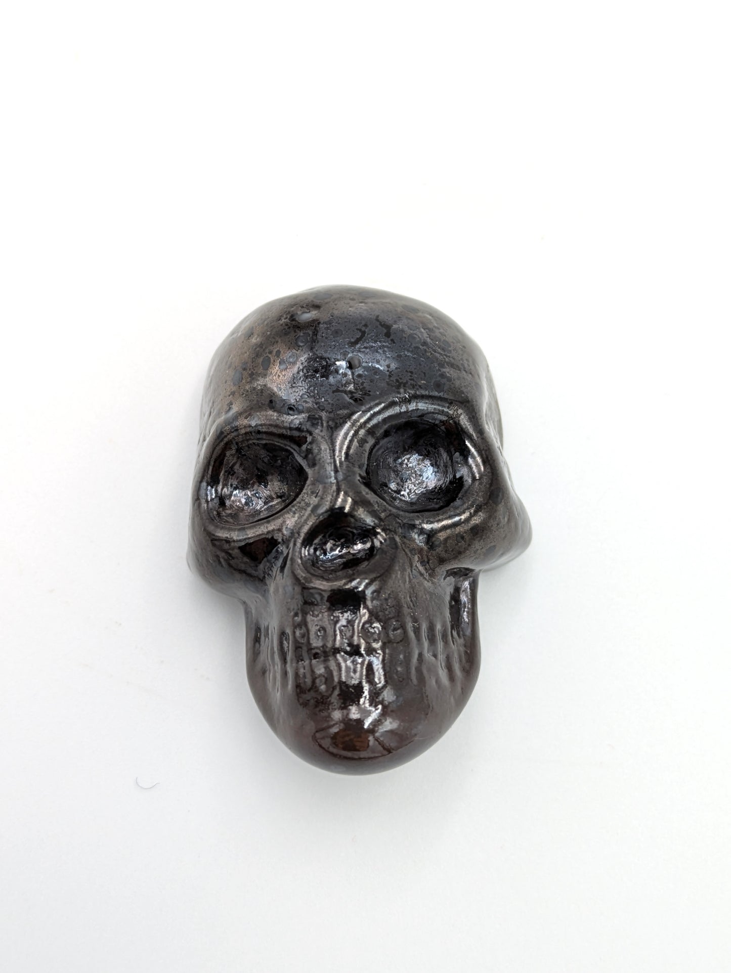 Handmade Glass Skull for Dia de Las Muertas