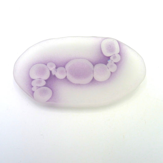 Small Oval Bubble Dish Purple