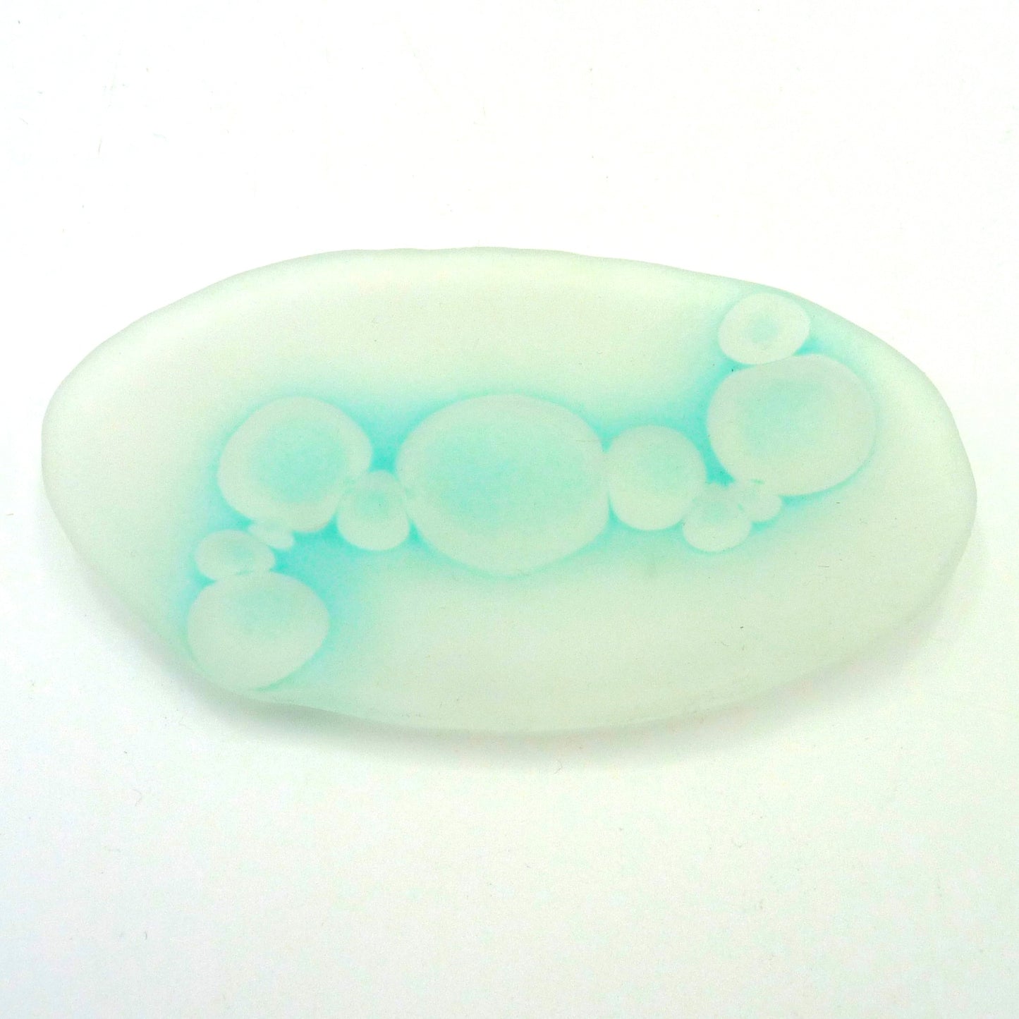 Small Oval Bubble Dish Teal