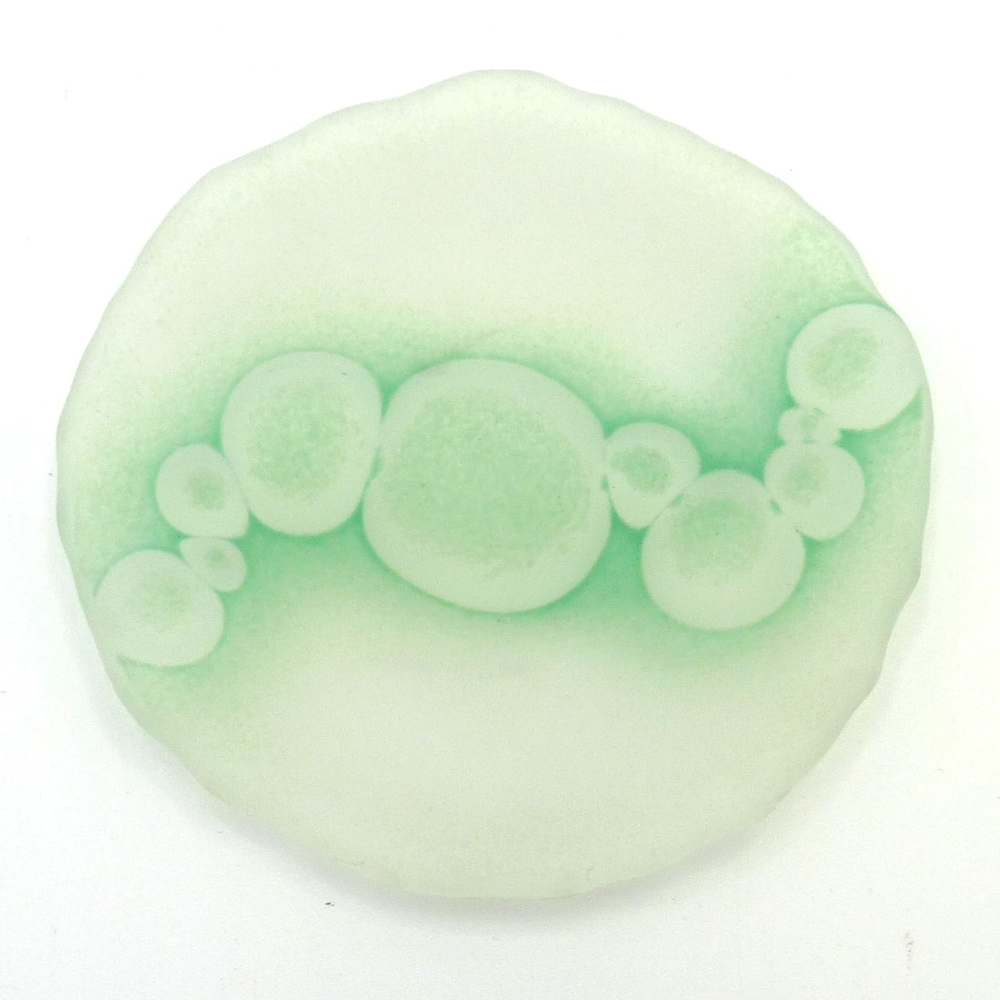 Small Round Bubble Dish Vivid Green