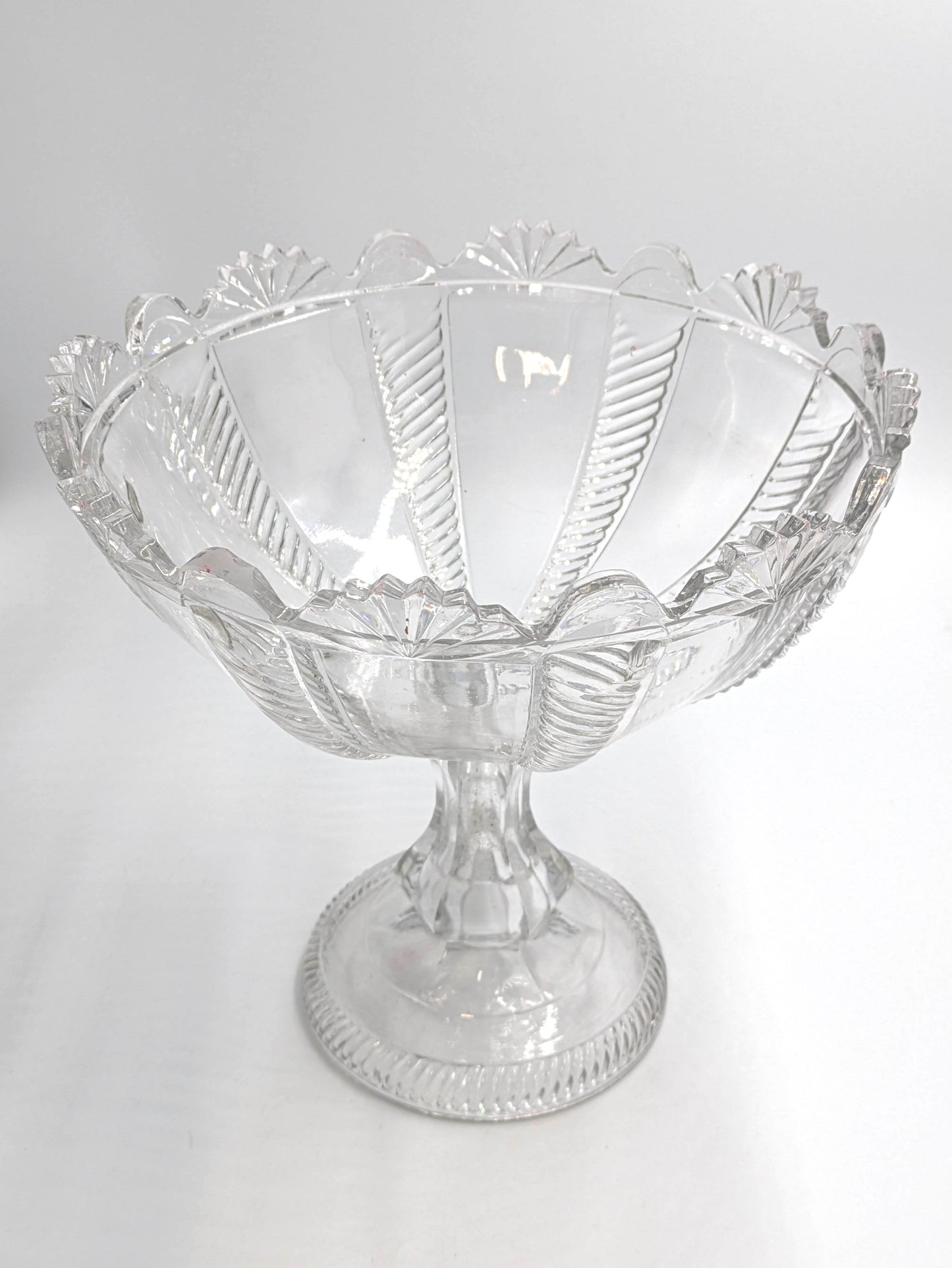 Cable Compote by the Boston & Sandwich Glass Company 1860s
