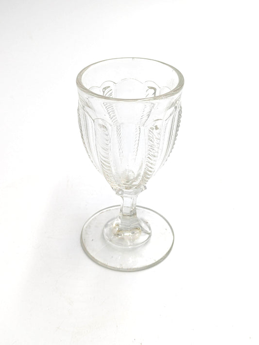 Cable Wineglass by the Boston & Sandwich Glass Company 1860s