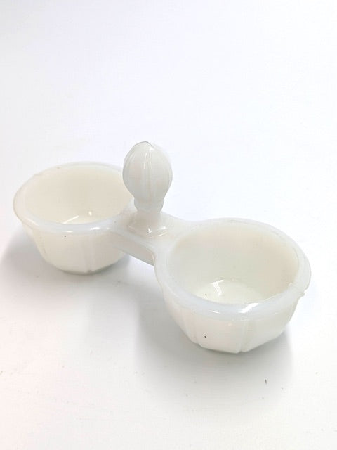 Opalescent Bigler Double Open Salt 1880-1910