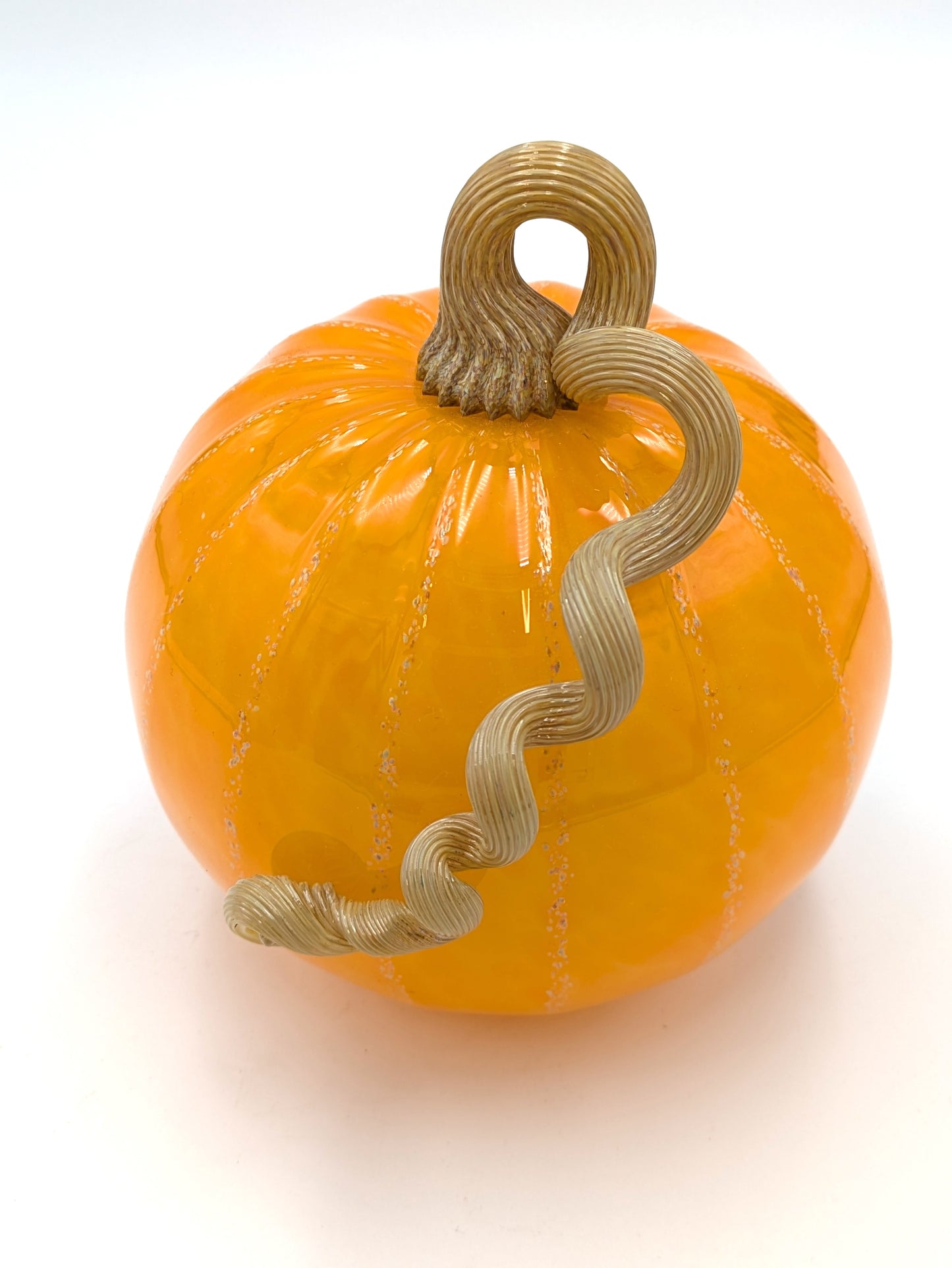 Handblown Glass Large Pumpkin by Green Mountain