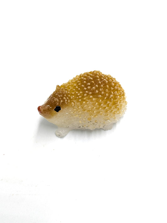 Handcrafted Glass Hedgehog Figurine