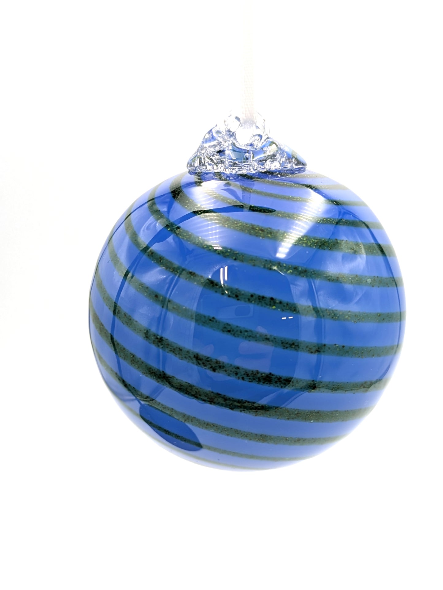 Handblown Glass Ornament Small Redshift by Fritz Glass