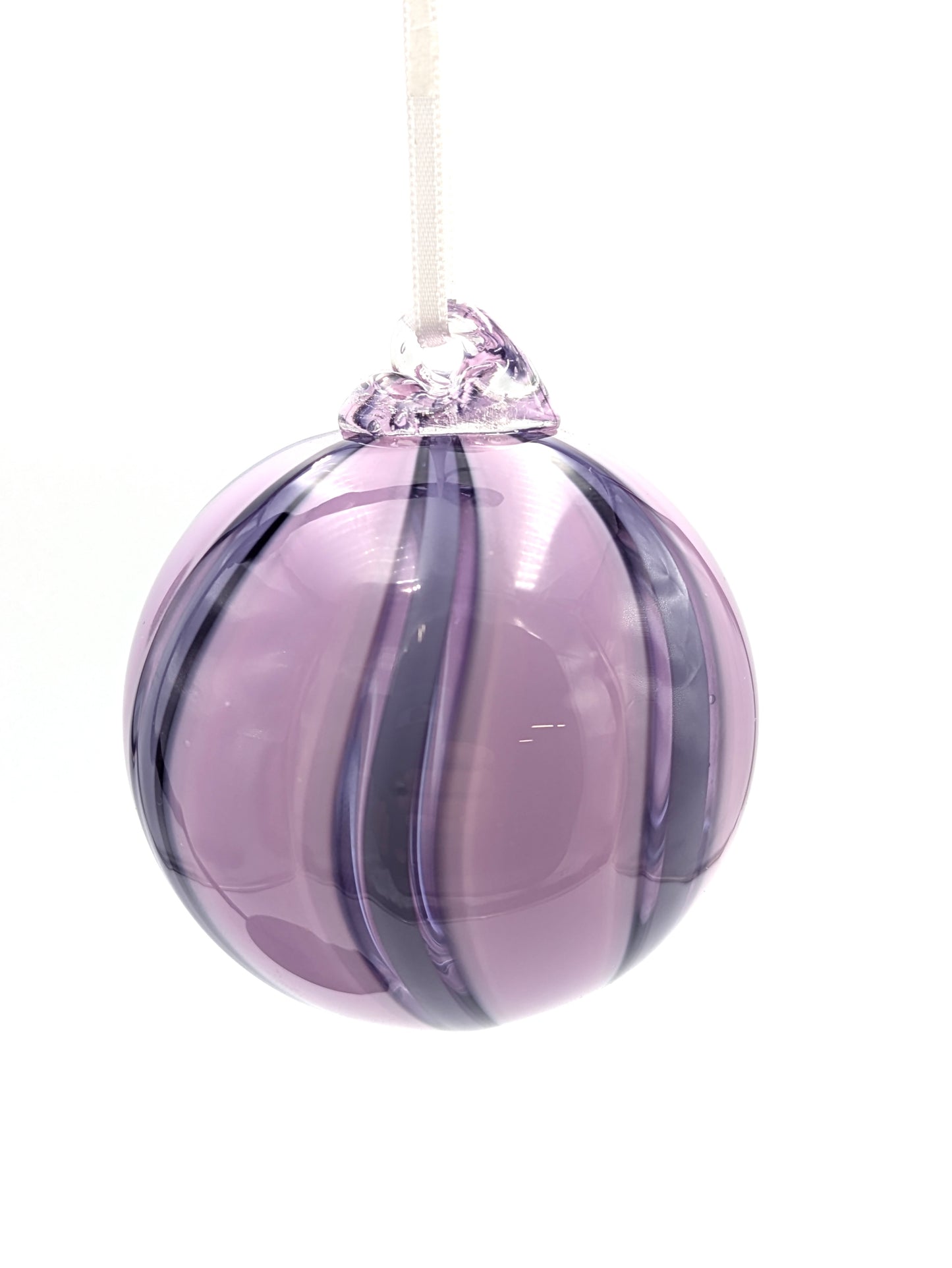 Handblown Glass Ornament Small Redshift by Fritz Glass