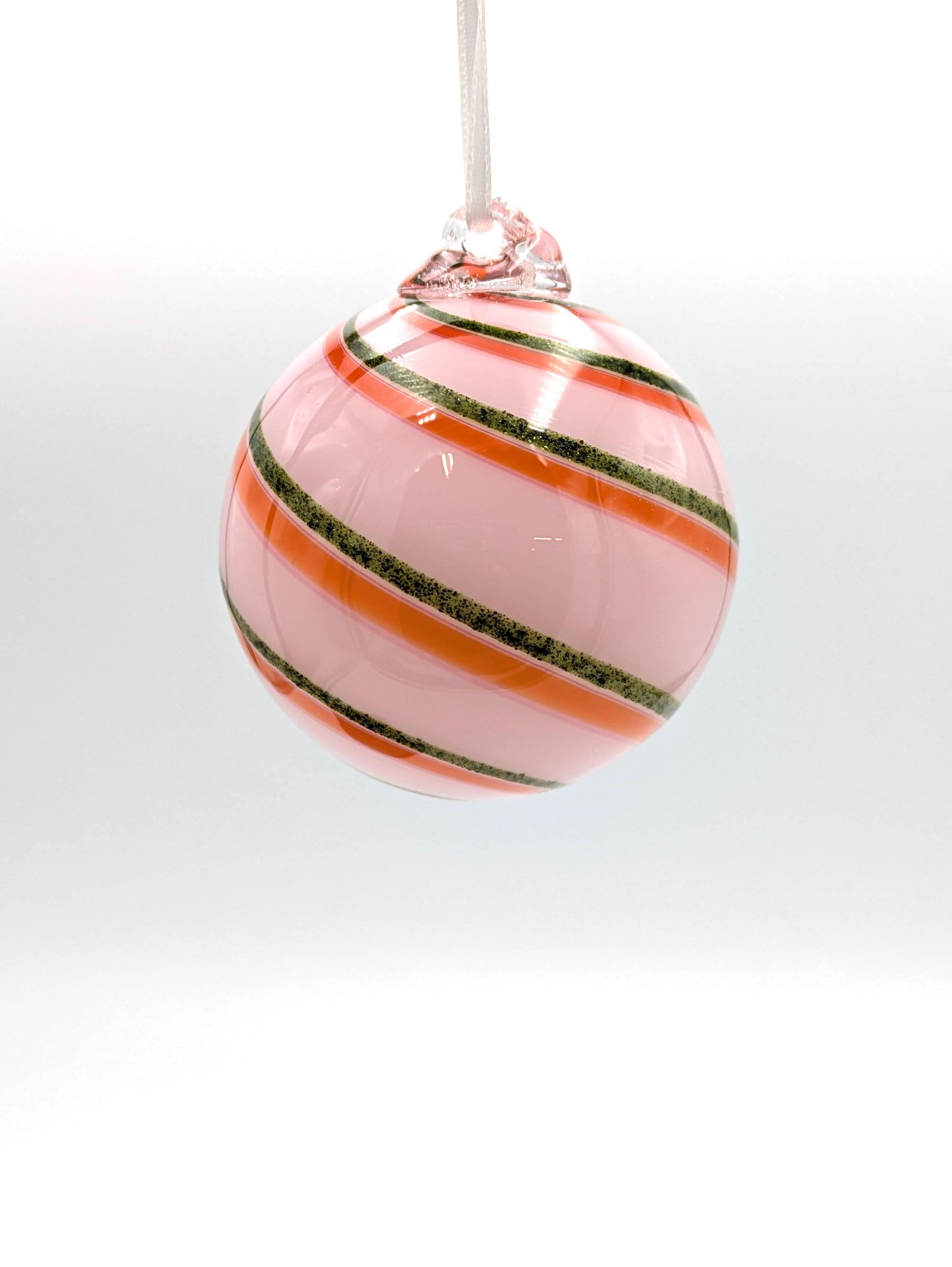 Handblown Glass Ornament Small 'n Sunny by Fritz Glass