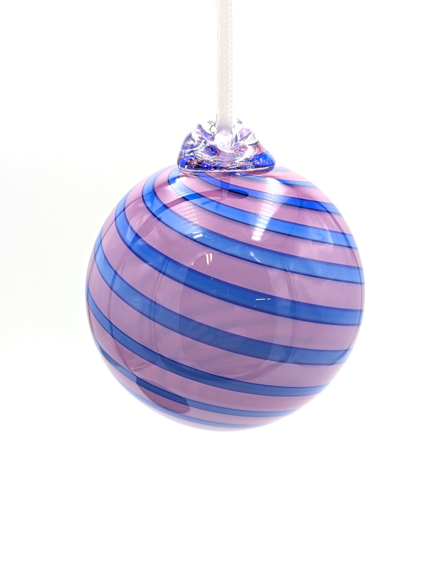 Handblown Glass Ornament Small Redshift by Fritz Glass