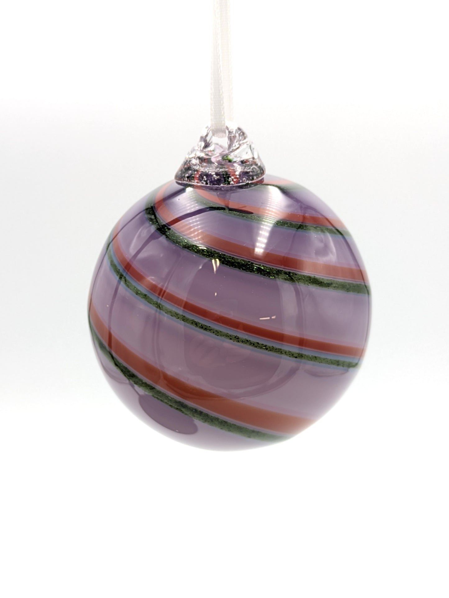 Handblown Glass Ornament Small Redshift by Fritz Glass