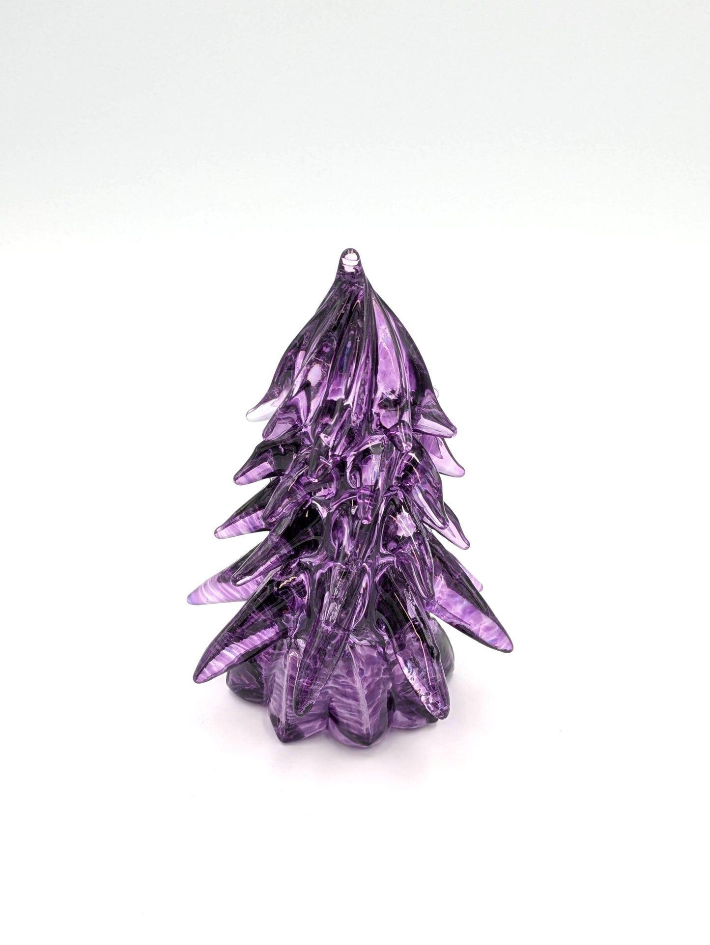 Handblown Glass Christmas Tree 6" tall by Grateful Gathers