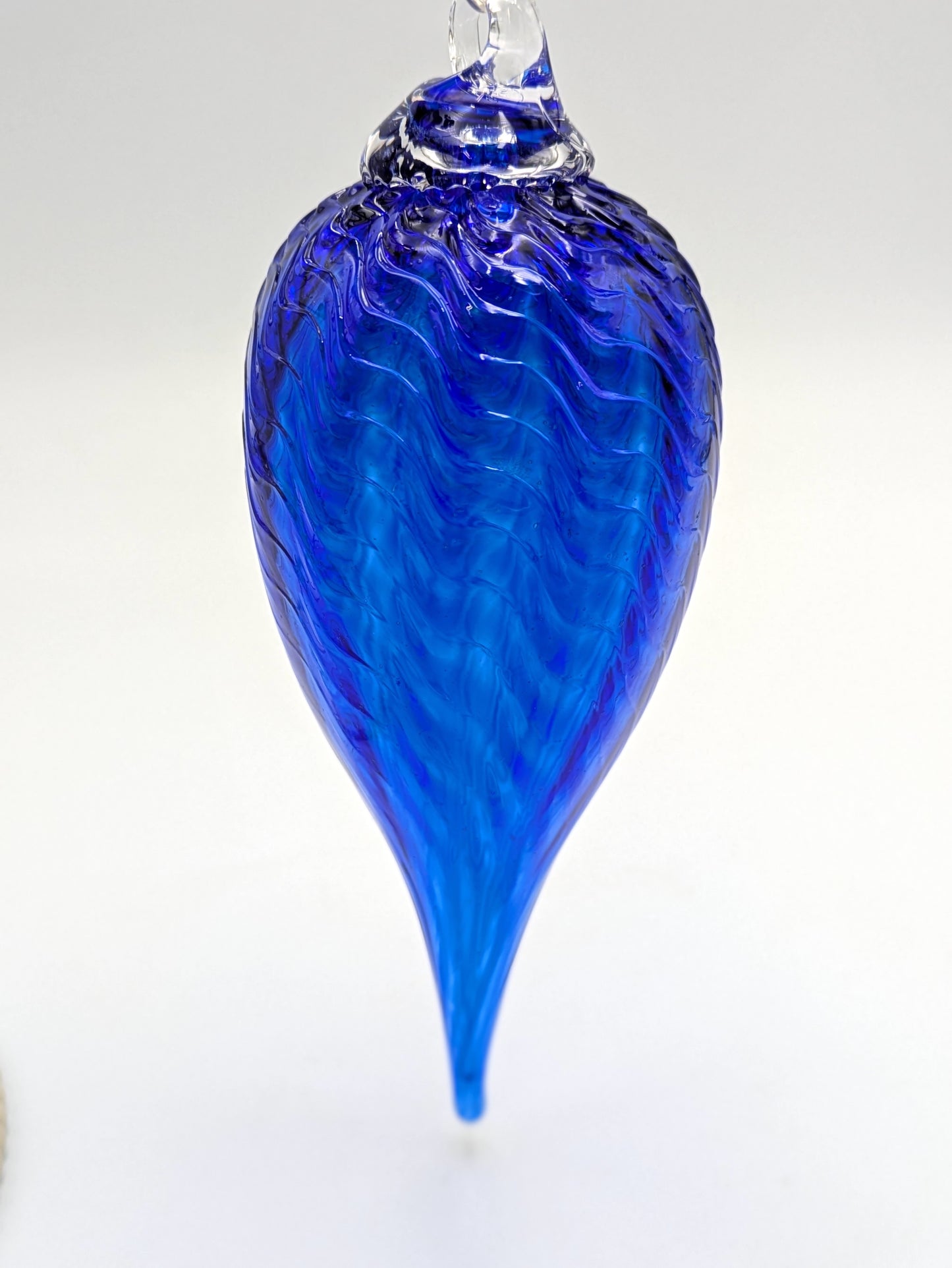 Handblown Glass Icicle Holiday Ornament by Hoogs & Crawford