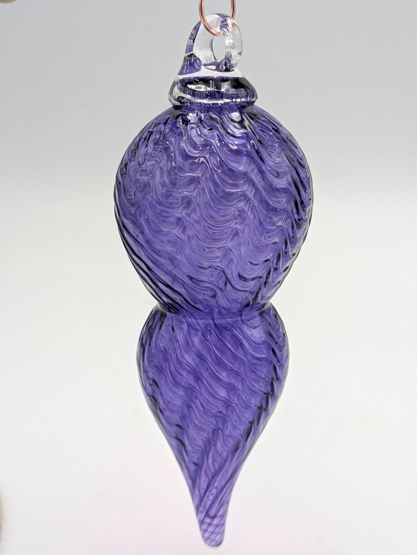 Handblown Glass Venetian Ornament by Hoogs & Crawford