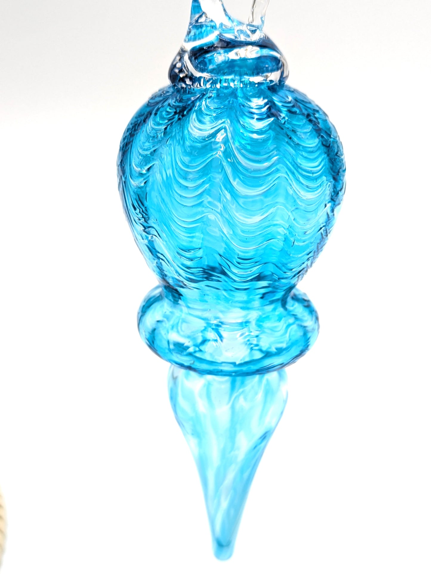 Handblown Glass Venetian Ornament by Hoogs & Crawford