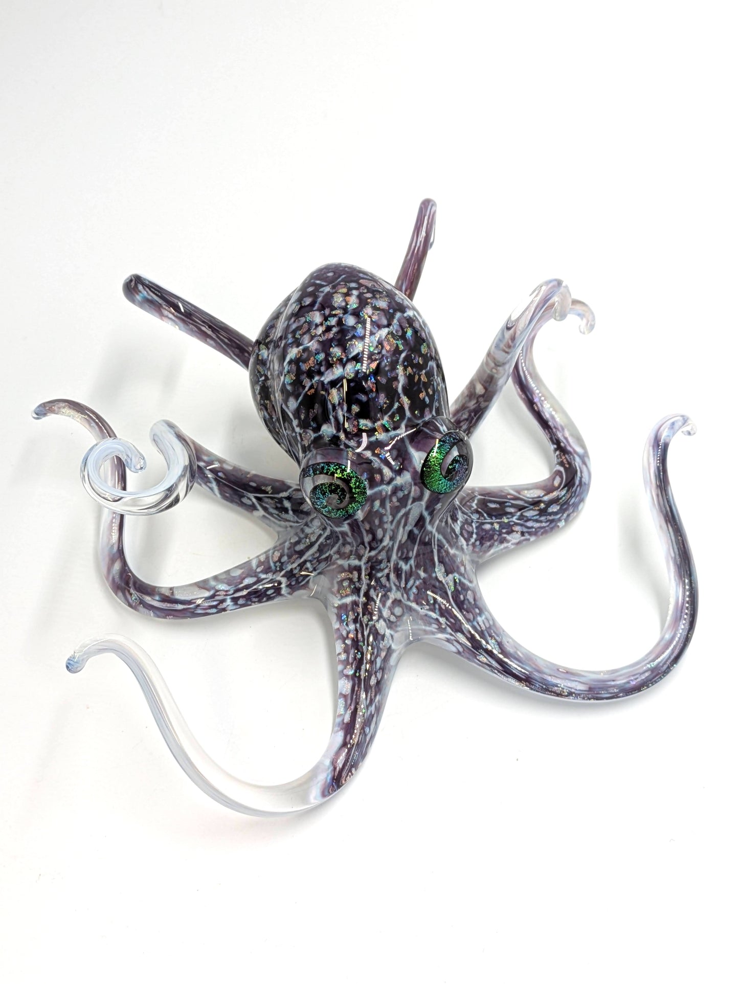 Small Purple Crackle Octopus w/ Dicro