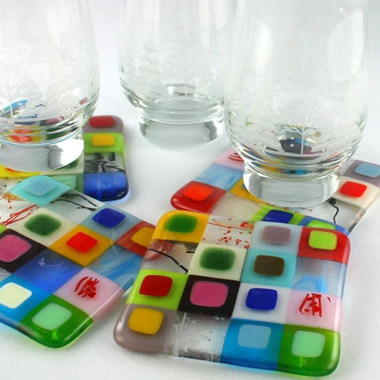 Fused Glass Coaster Set Workshop (Sandwich)