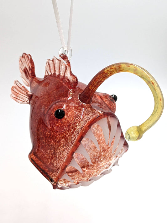 Handmade Glass Angler Fish Ornament