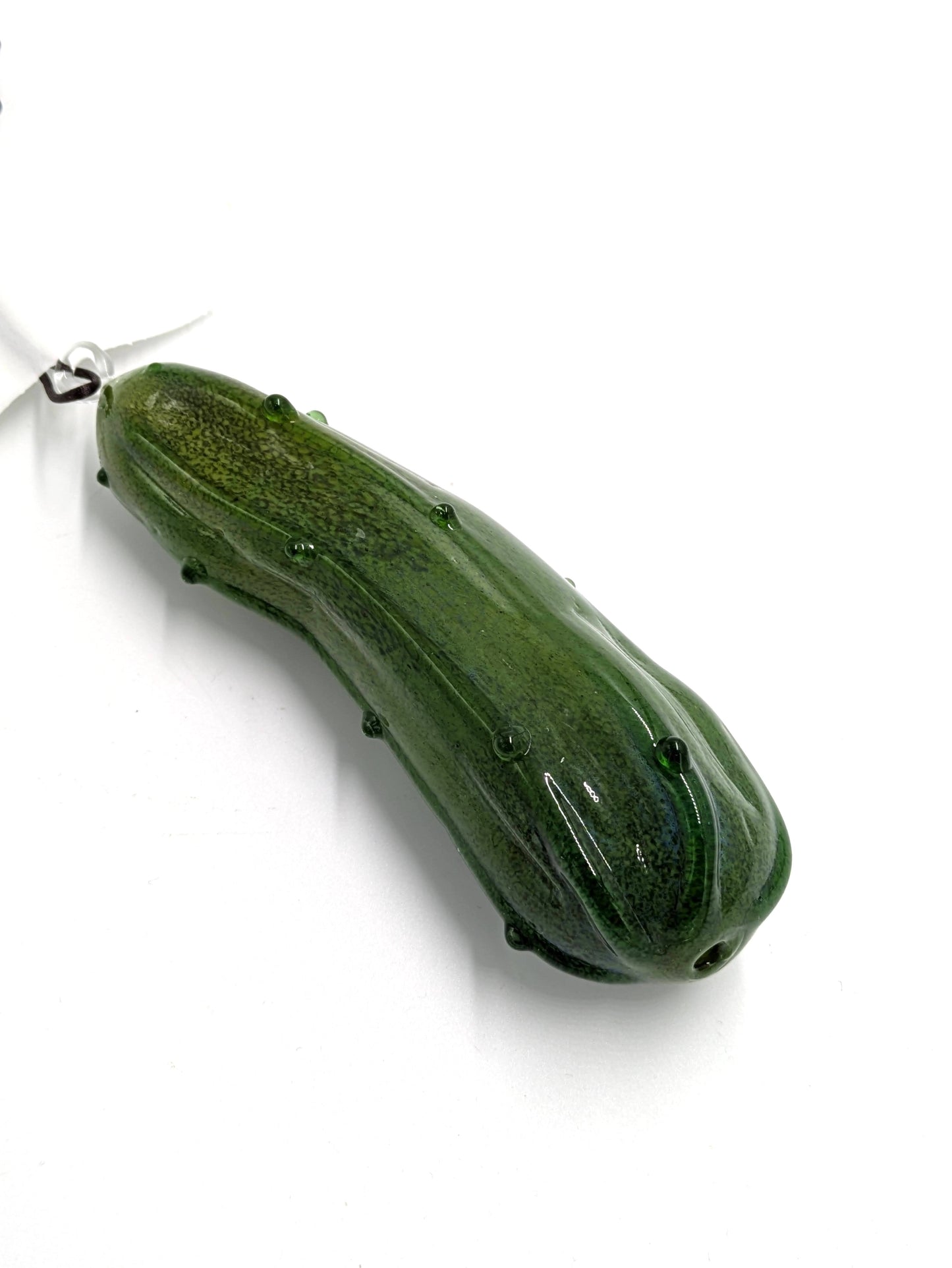 Handcrafted Glass Pickle Christmas Tree Ornament