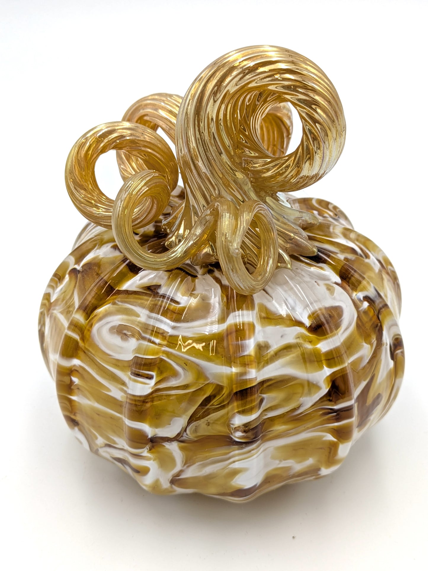 Handblown Glass Pumpkin by Karl Jones