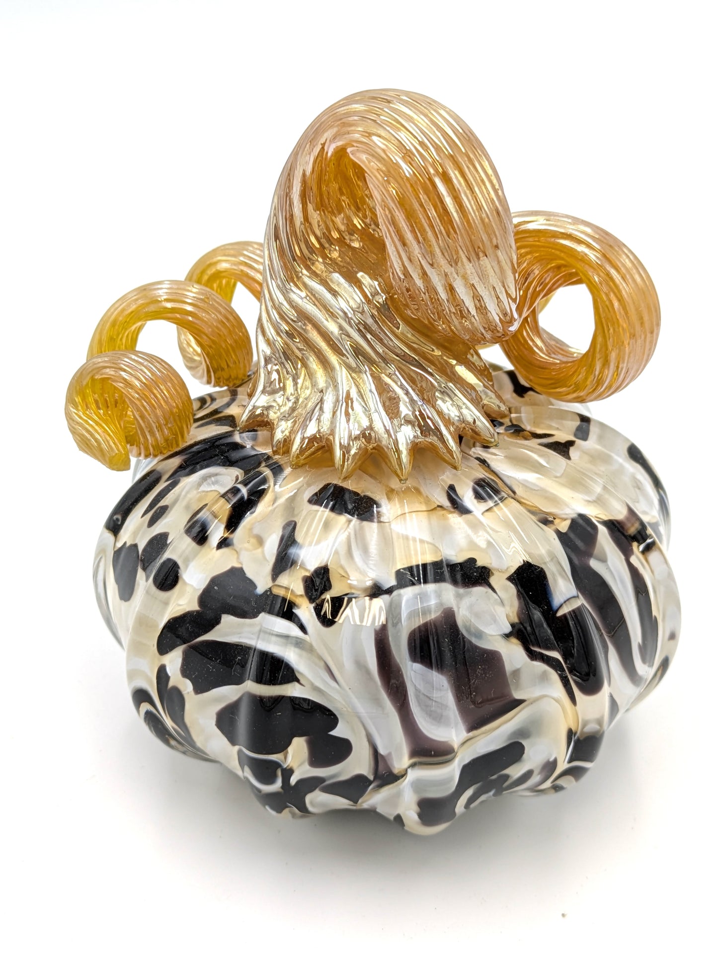 Handblown Glass Pumpkin by Karl Jones