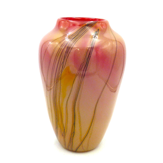 Handblown Glass Tall Lily Vase by McDermott